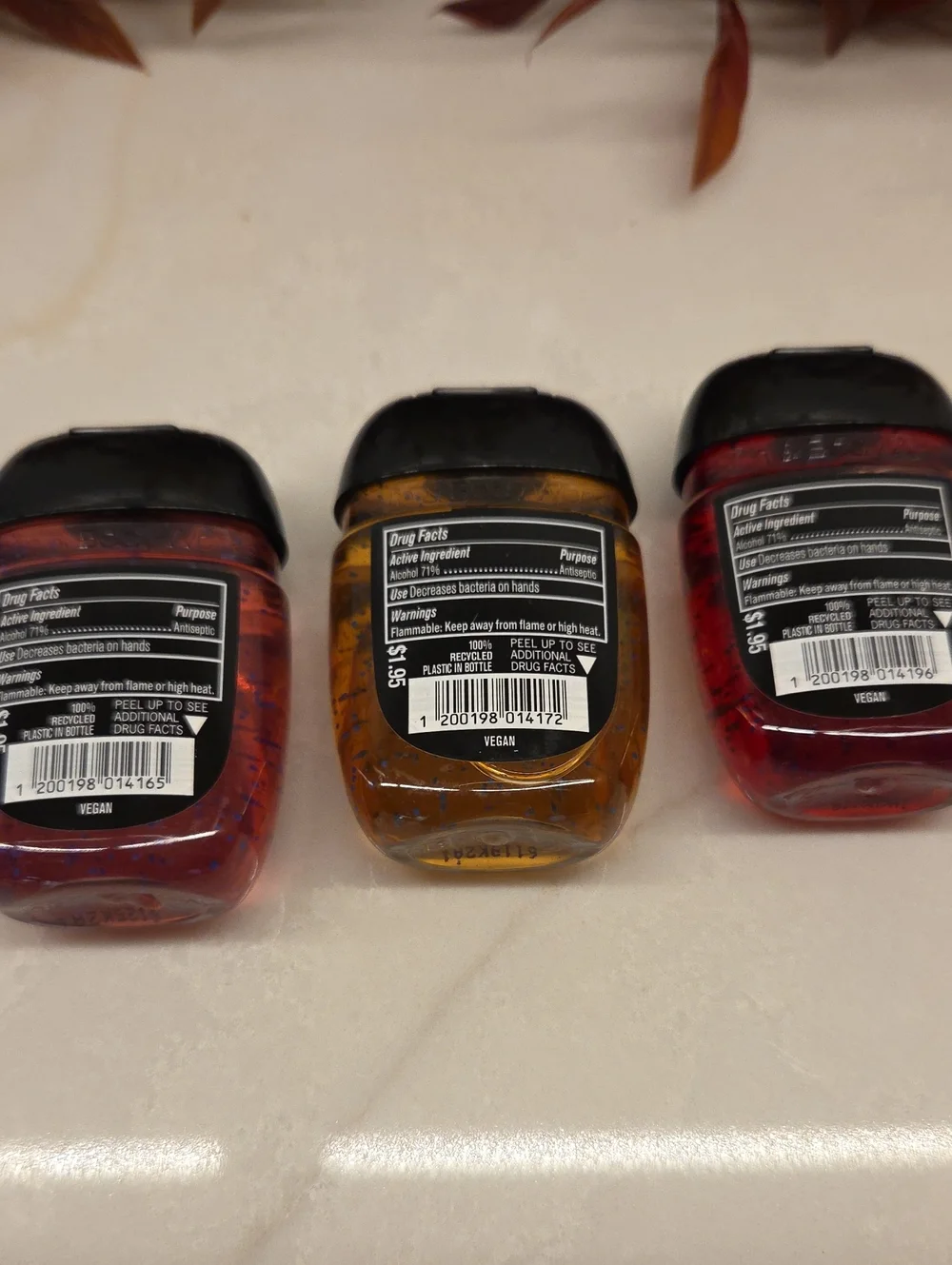 B&BW 2 Halloween Hand Sanitizer Holders with Set Of 6 Pocket Hand Sanitizers